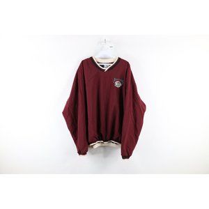 Vintage 90s Mens XL Detroit Pistons Basketball Spell Out Windbreaker Jacket USA